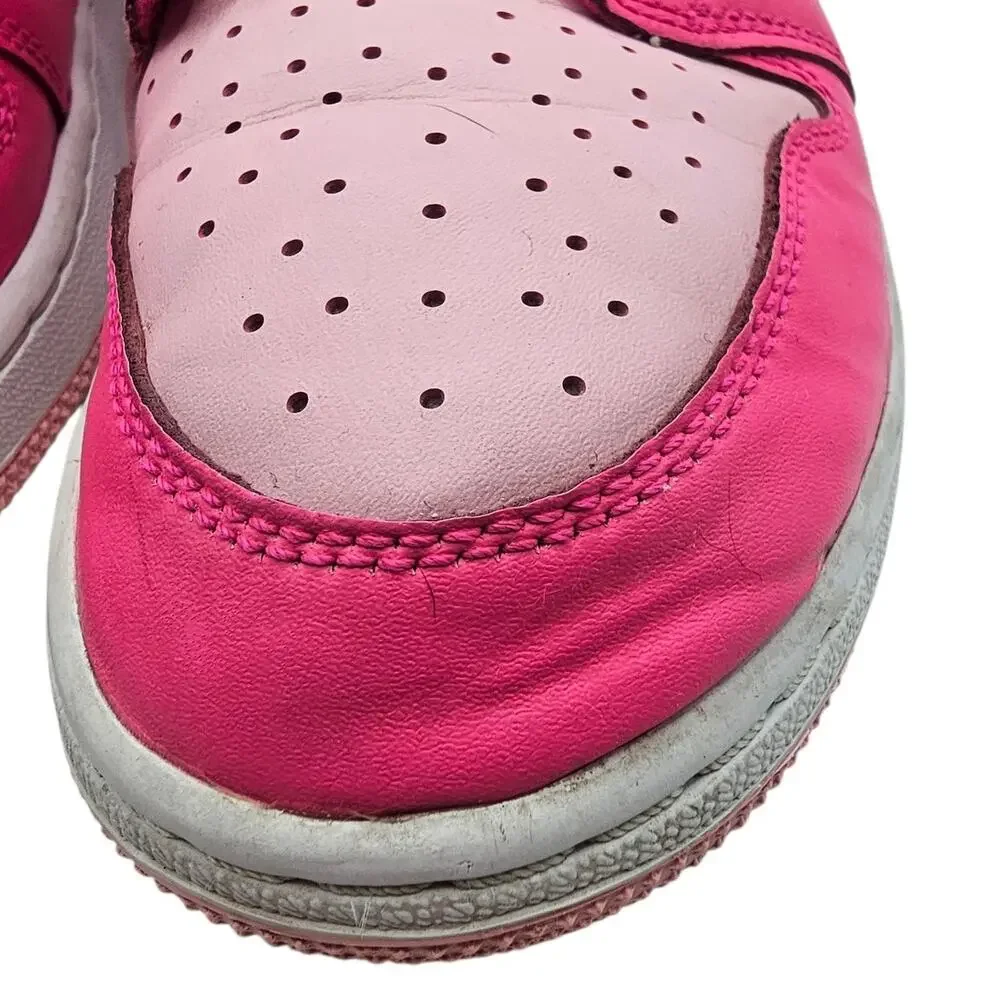 Nike Youth Fierce Pink Air Jordan 1 Mid GS Athletic Casual Sneaker
